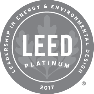 LEED Platinum stands for green building leadership.