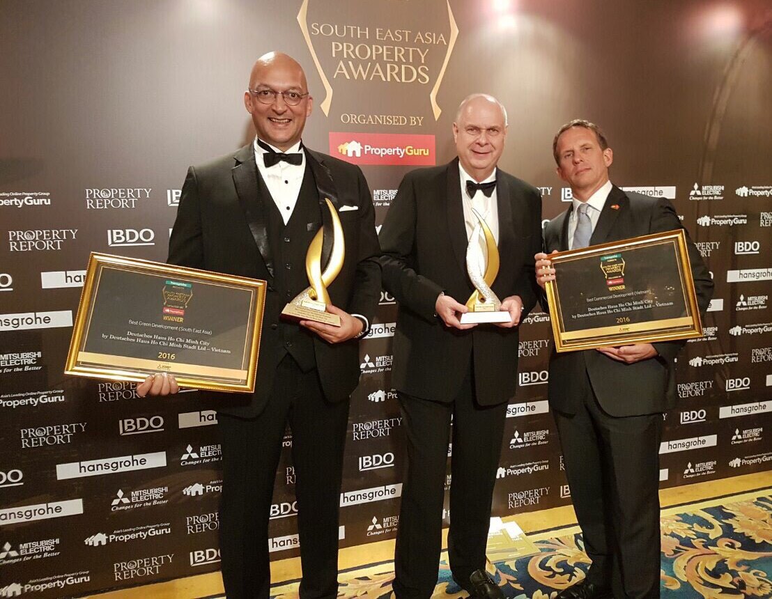SOUTH EAST ASIA PROPERTY AWARDS 2016 FOR THE BEST GREEN BUILDING DEVELOPMENT IN SOUTH EAST ASIA
